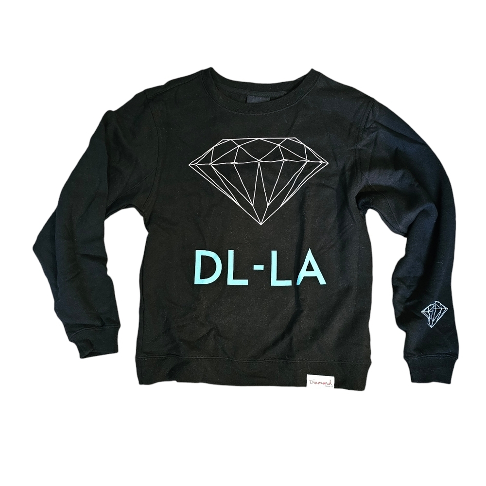 Diamond Supply Co DL-LA black sweatshirt crewneck Small